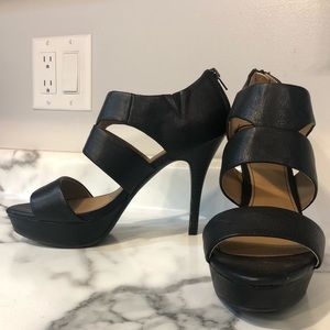 Fergalicious Black platform heels